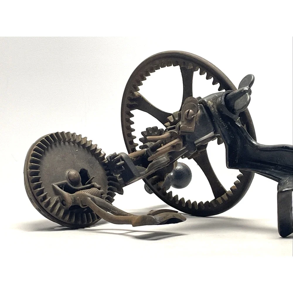 Antique Reading Hardware Co Cast Iron Apple Peeler Parer Pat. 1871 Primitive 12